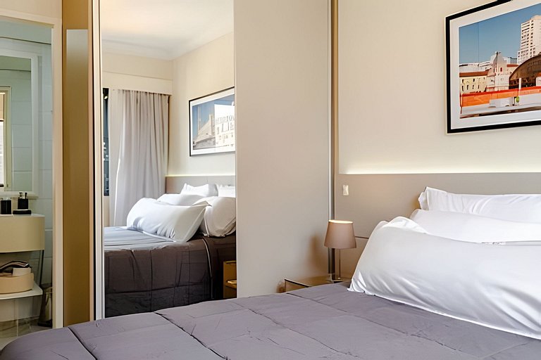 Flat em Moema - Limpeza Diária & Estacionamento