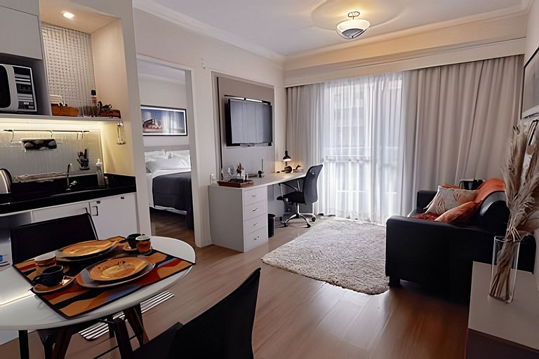 Flat em Moema - Limpeza Diária & Estacionamento