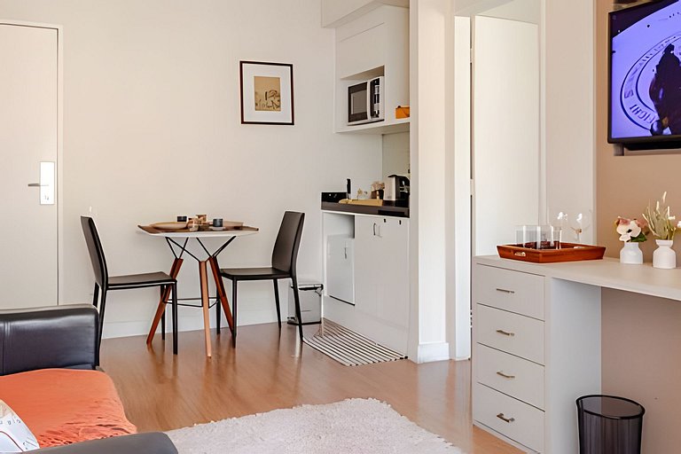 Flat em Moema - Limpeza Diária & Estacionamento