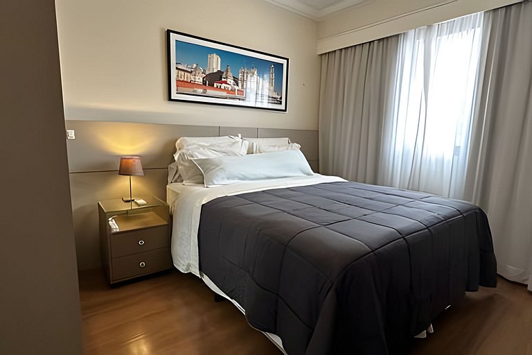 Flat em Moema - Limpeza Diária & Estacionamento