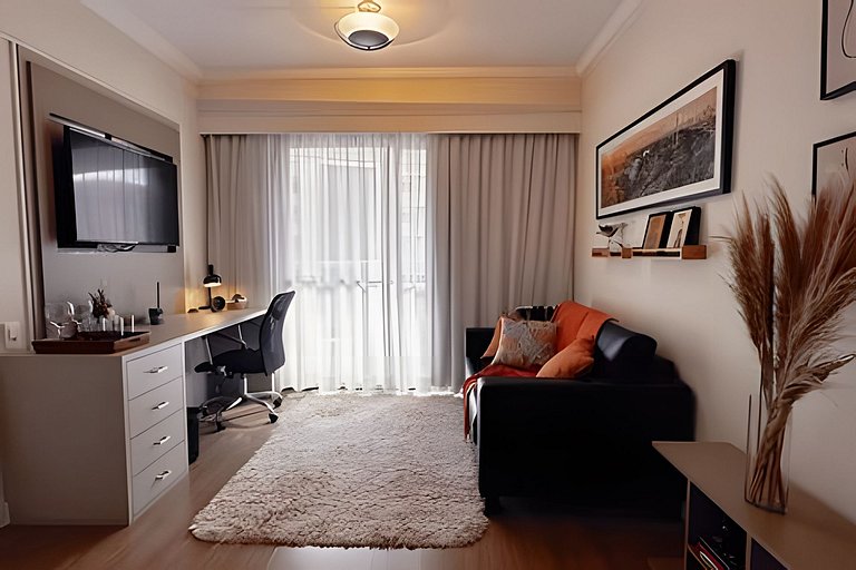 Flat em Moema - Limpeza Diária & Estacionamento