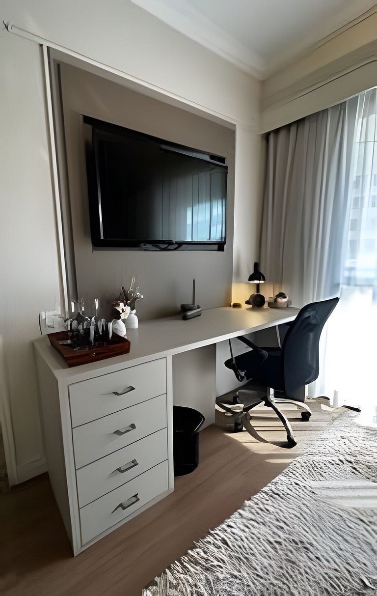 Flat em Moema - Limpeza Diária & Estacionamento