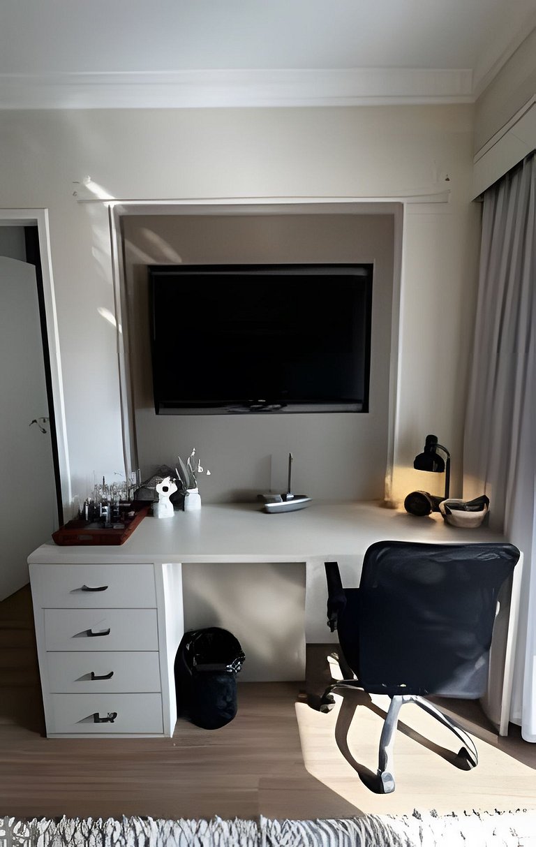 Flat em Moema - Limpeza Diária & Estacionamento