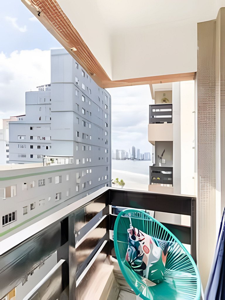 Vista para o Mar & Pé na Areia