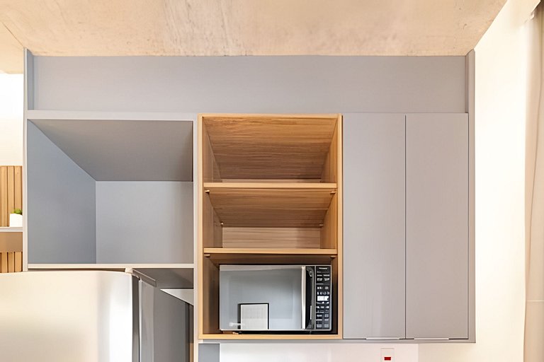 Studio Próx. Metrô c/ Academia, Rooftop e Laundry