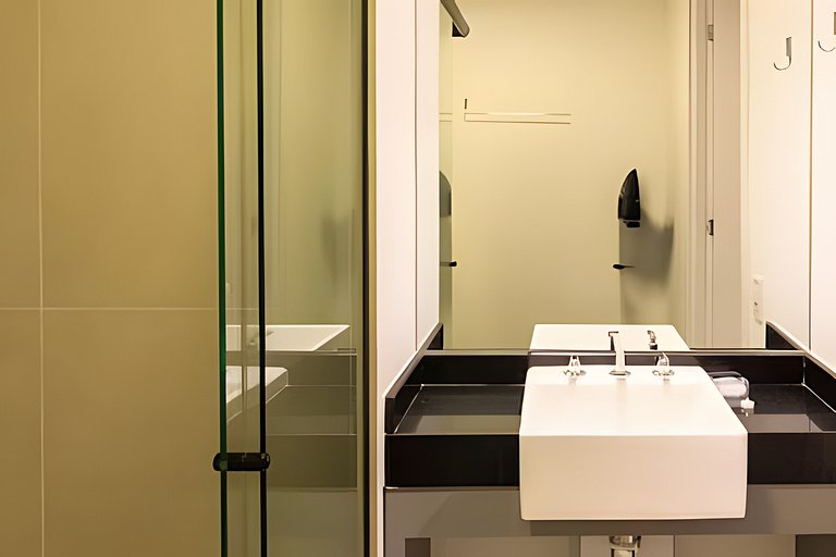 Studio Próx. Metrô c/ Academia, Rooftop e Laundry