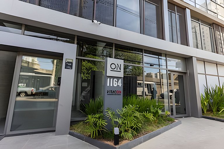 Studio Prox. Metrô c/ Gym, Coworking e Laundry