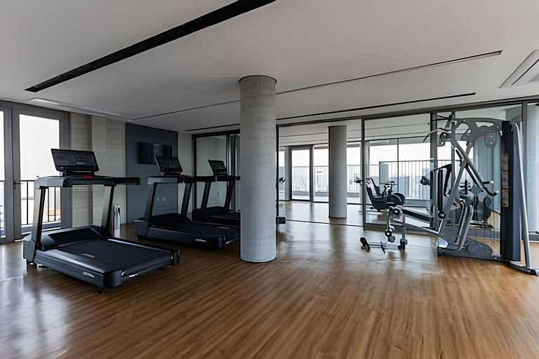 Studio Prox. Metrô c/ Gym, Coworking e Laundry