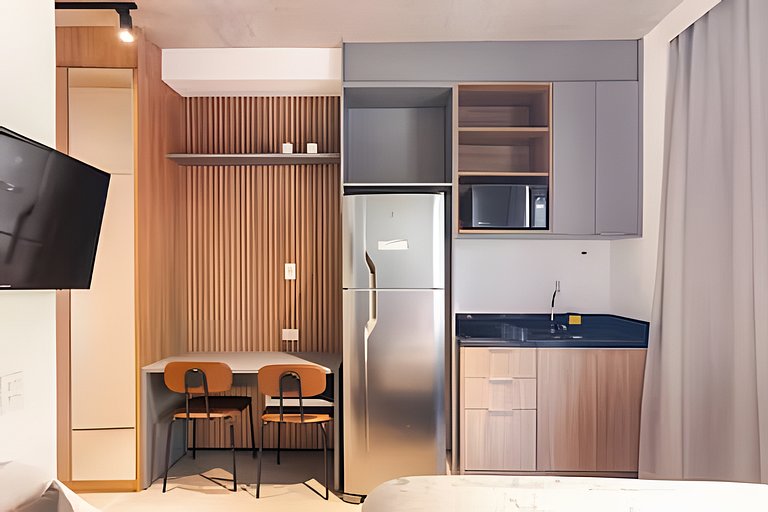 Studio Completo ao lado do • Metrô Brooklin •