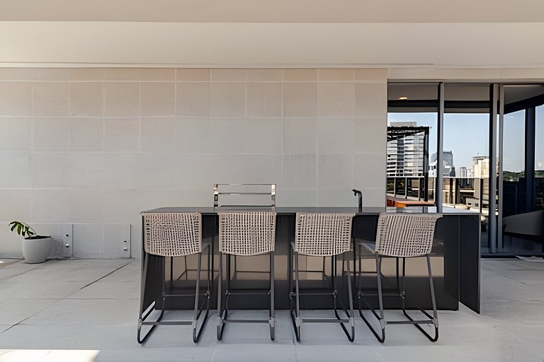 Studio Completo ao lado do • Metrô Brooklin •