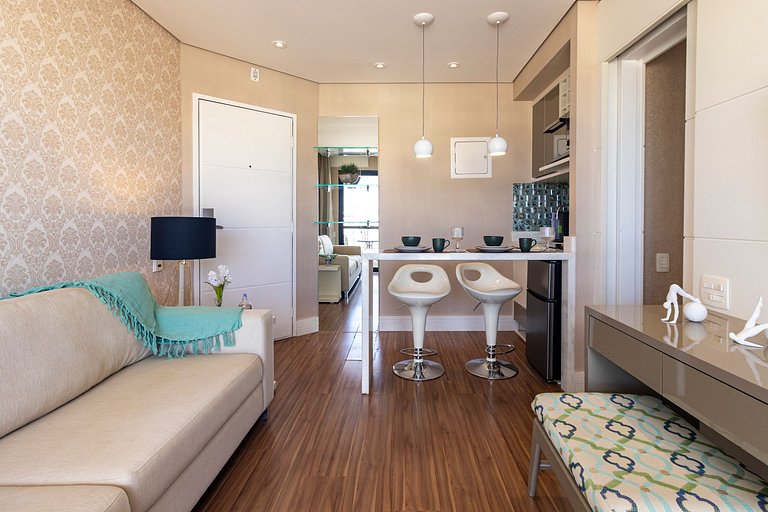 Flat em Moema - Estacionamento & Limpeza Diária