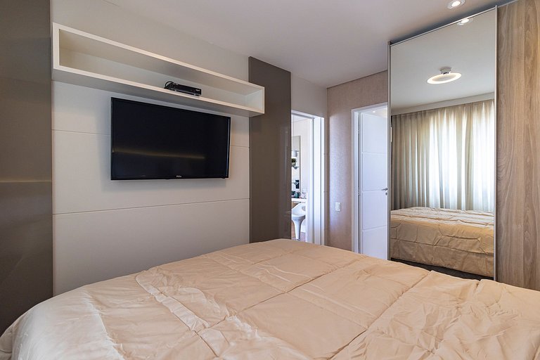 Flat em Moema - Estacionamento & Limpeza Diária