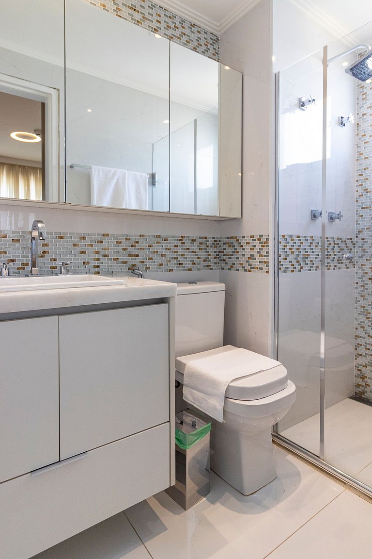 Flat em Moema - Estacionamento & Limpeza Diária