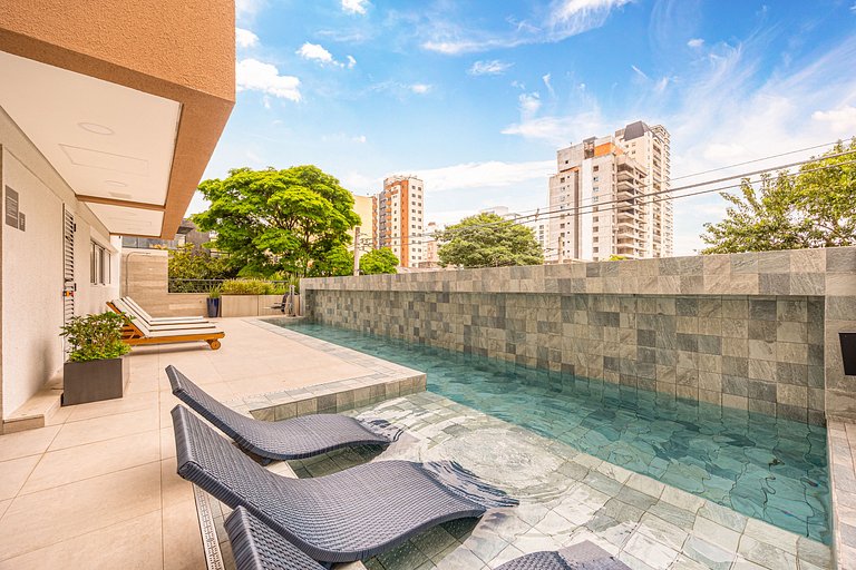 2 Quartos • AC • Academia • Coworking • Lavanderia