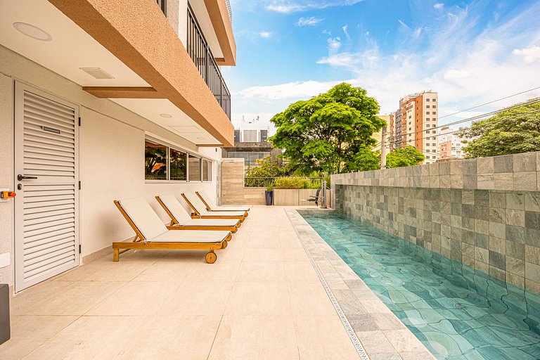 2 Quartos • AC • Academia • Coworking • Lavanderia