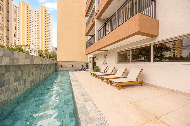 2 Quartos • AC • Academia • Coworking • Lavanderia