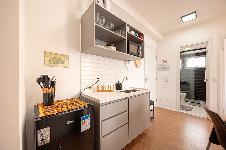 2 Quartos • AC • Academia • Coworking • Lavanderia