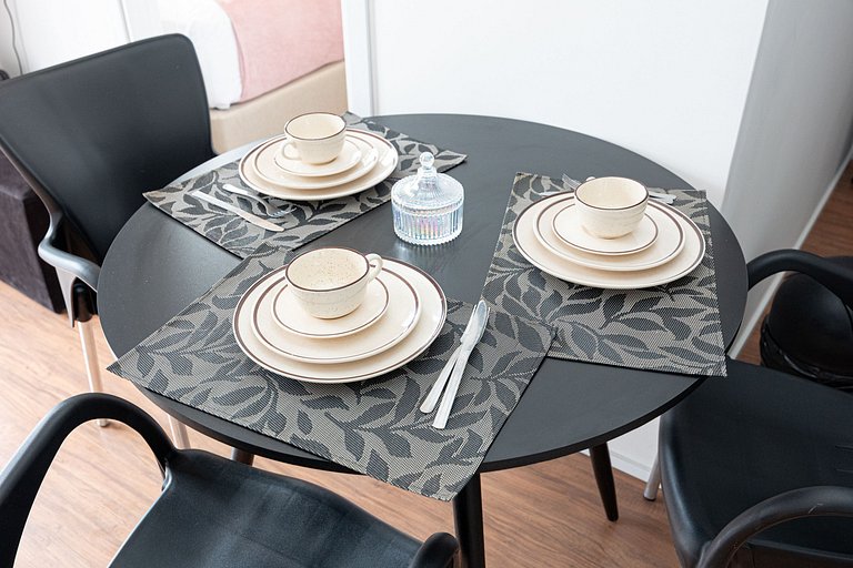 2 Quartos • AC • Academia • Coworking • Lavanderia