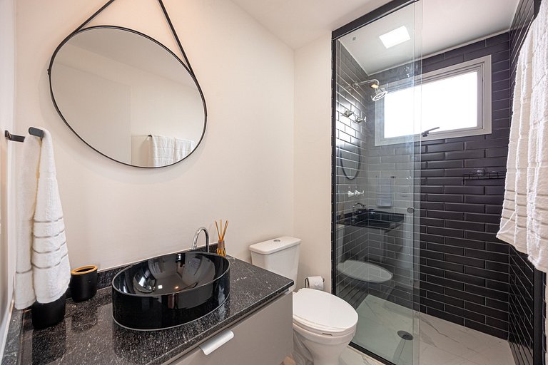 2 Quartos • AC • Academia • Coworking • Lavanderia