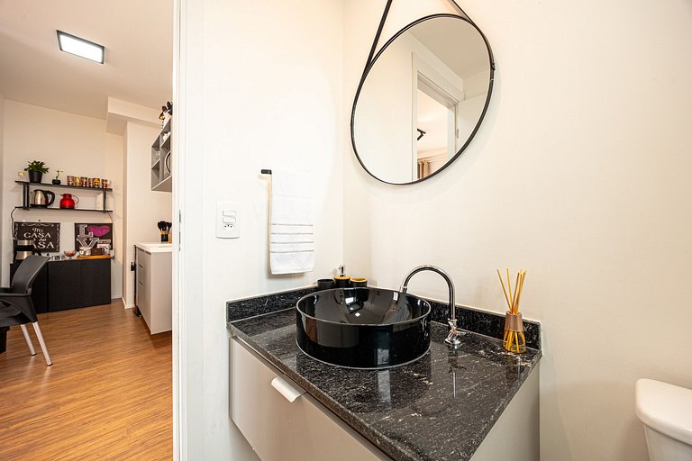 2 Quartos • AC • Academia • Coworking • Lavanderia