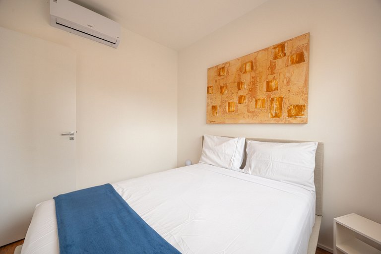 2 Quartos • AC • Academia • Coworking • Lavanderia