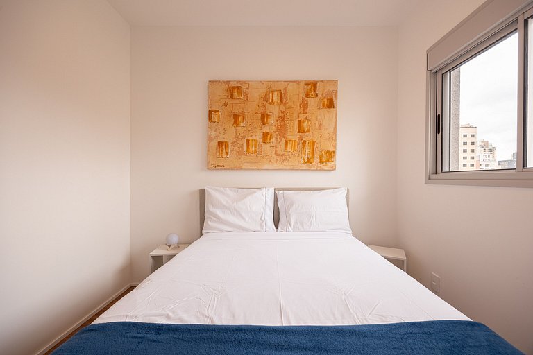 2 Quartos • AC • Academia • Coworking • Lavanderia