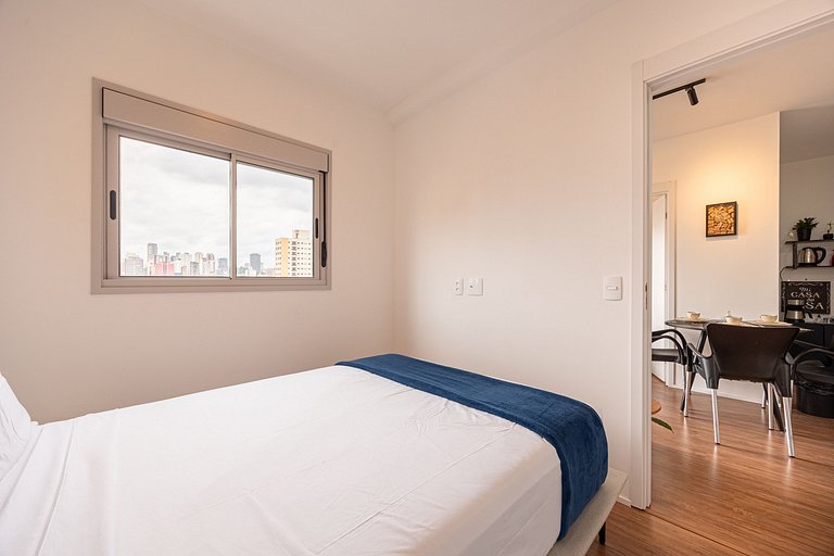 2 Quartos • AC • Academia • Coworking • Lavanderia