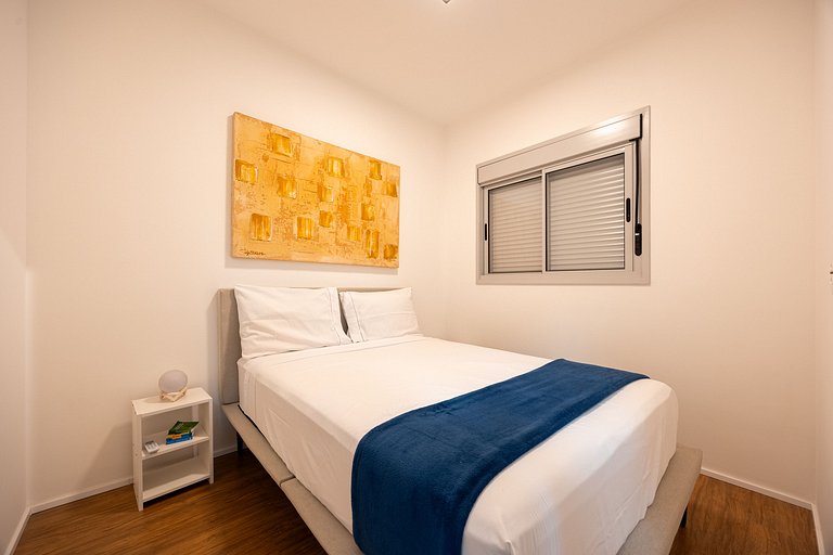 2 Quartos • AC • Academia • Coworking • Lavanderia