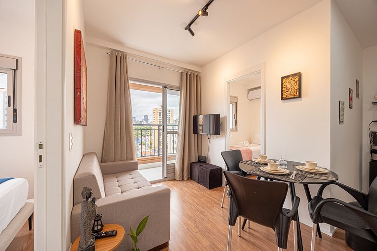 2 Quartos • AC • Academia • Coworking • Lavanderia