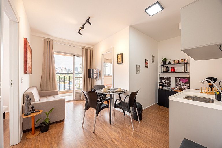 2 Quartos • AC • Academia • Coworking • Lavanderia