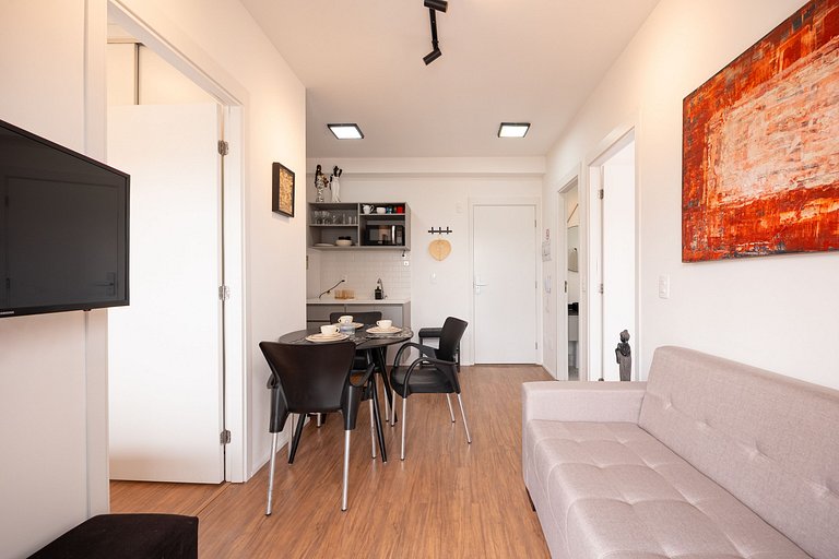 2 Quartos • AC • Academia • Coworking • Lavanderia