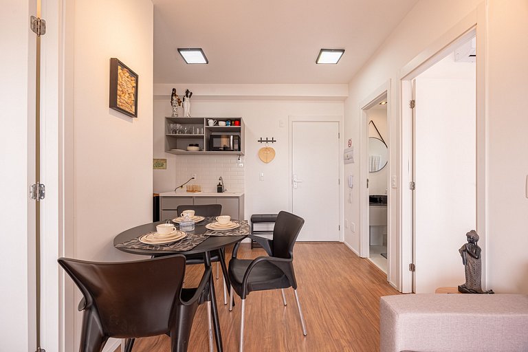 2 Quartos • AC • Academia • Coworking • Lavanderia