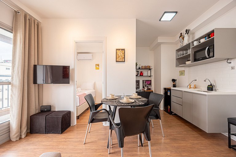 2 Quartos • AC • Academia • Coworking • Lavanderia