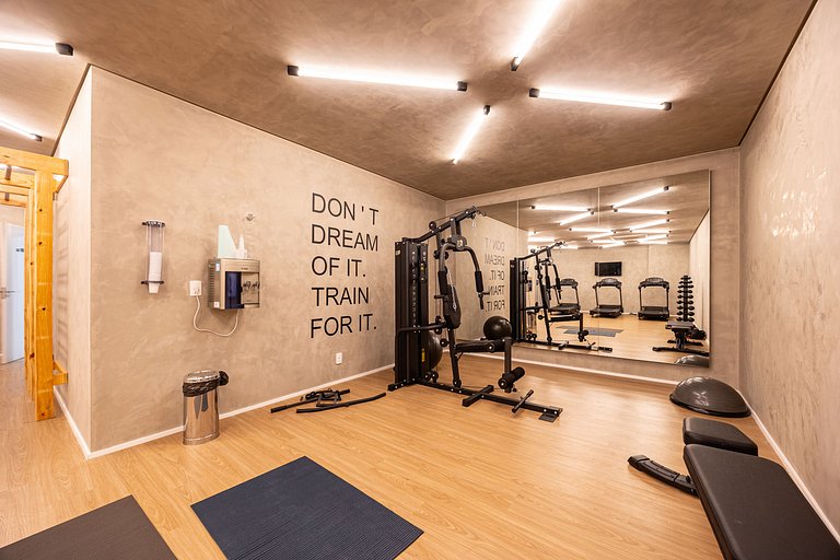 2 Quartos • AC • Academia • Coworking • Lavanderia