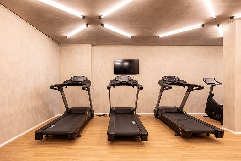 2 Quartos • AC • Academia • Coworking • Lavanderia