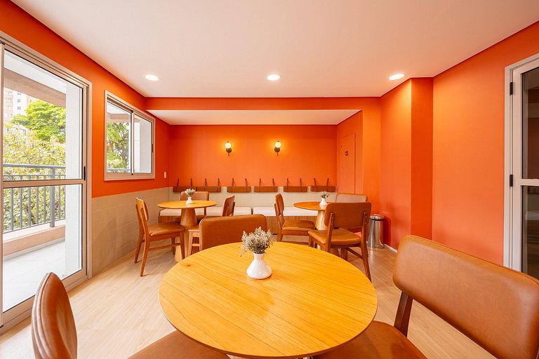 2 Quartos • AC • Academia • Coworking • Lavanderia