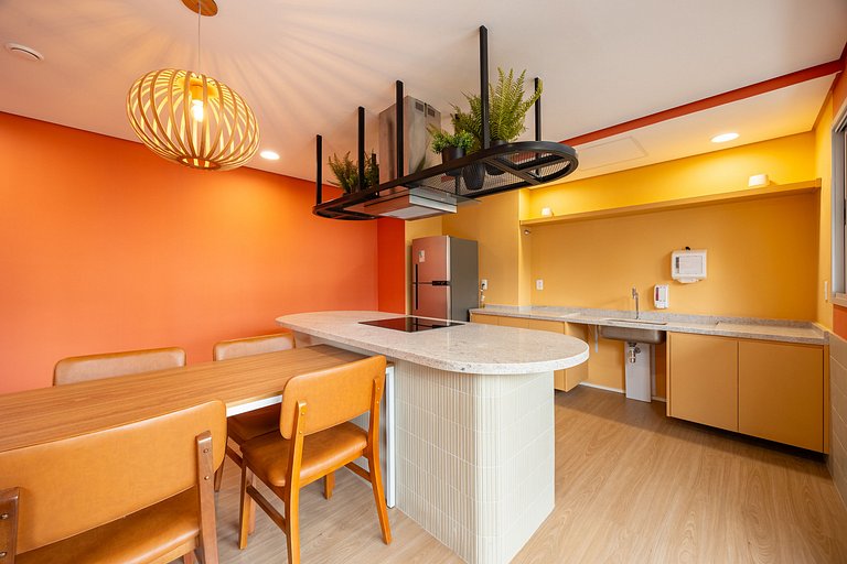 2 Quartos • AC • Academia • Coworking • Lavanderia