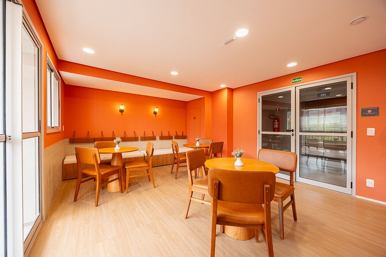 2 Quartos • AC • Academia • Coworking • Lavanderia