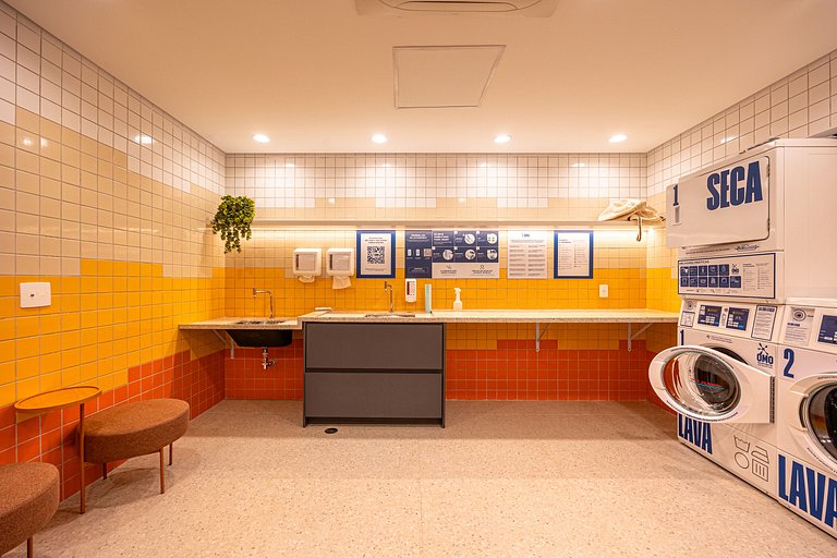 2 Quartos • AC • Academia • Coworking • Lavanderia