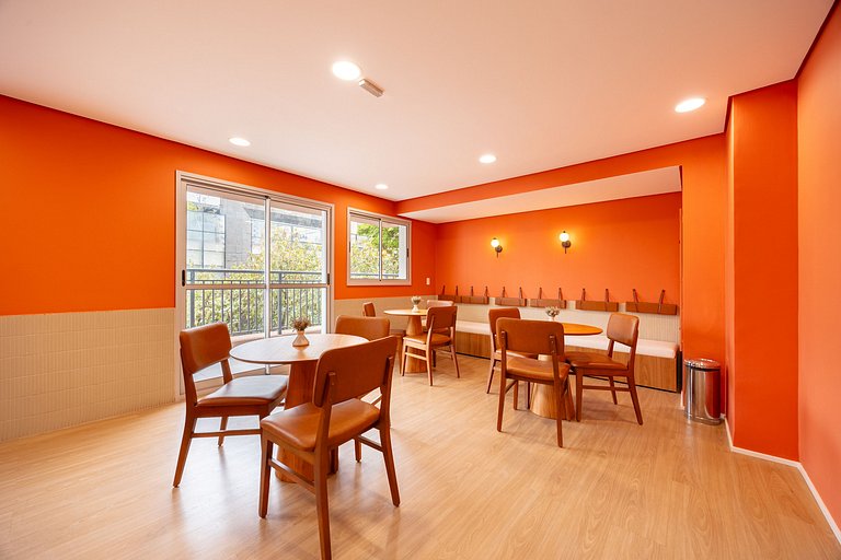 2 Quartos • AC • Academia • Coworking • Lavanderia