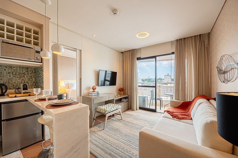 Flat em Moema - Estacionamento & Limpeza Diária